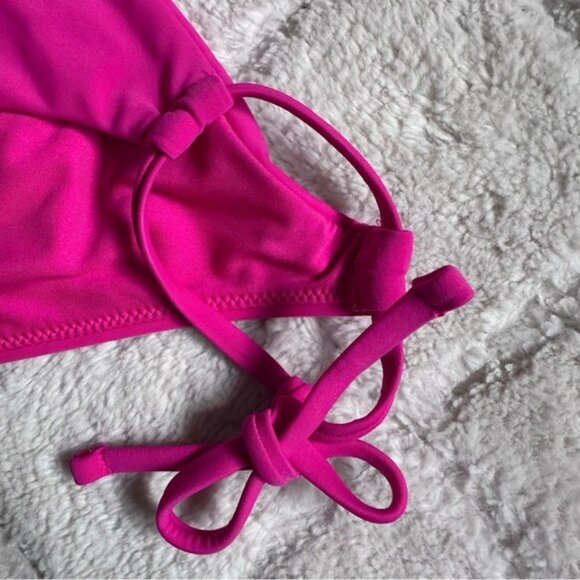 Victoria's Secret | Lotus Pink Side Tie Bikini Bottoms | Size Medium - Picture 6 of 7